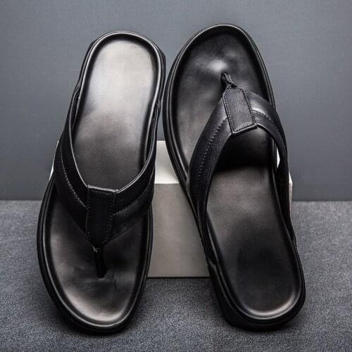 Sport work mens indoor Flip hombre flip-flops casa outdoor seguridad sandals beach slipper slipers zapatillas leather summer de