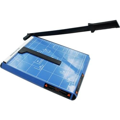 A4 Steel Sanction Paper Knife Manual Straight Cut Books Card Paper Cutter 12 * 10 Cutting Tools Office Tool Equipment Machine