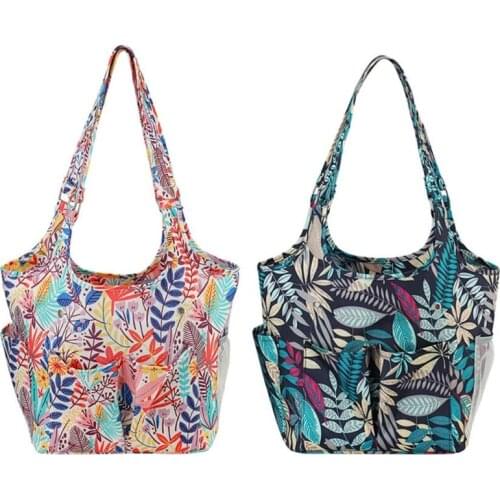 Knitting Bag Yarn Storage Tote Organizer Knitting Crochet Crochet Hooks Organizer Bag Large DIY Crafts Handbag Portable Bag