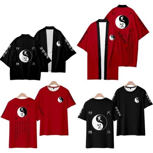 Tokyo Revengers Cosplay Costume Kimono Anime Black Red Coat Tenjiku Hanagaki Takemichi Kurokawa Izana Tops Cloak Summer