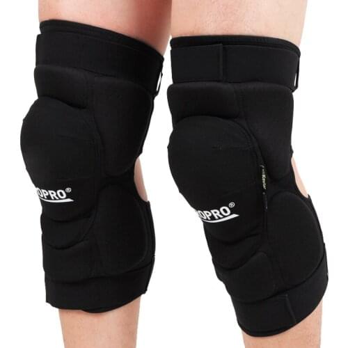 High Quality Black Kevlar Fabric Motorcycle Riding Outdoor Sports Knee Pads With PE Shell &EVA Durable and Comfortable
