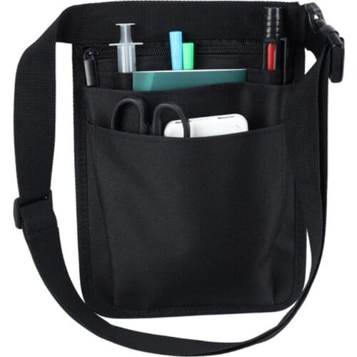 Convertible Nurse Fanny Pack Multi-Compartment Nursing Organizer Pouch Utility Waist Pack Pocket Organizer for Medica Supplies