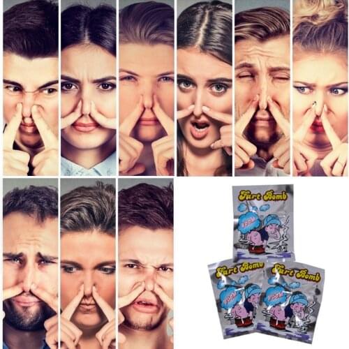 Funny Shock Toys Explosion Smelly Package the Whole People Toy Stink Bomb Fart Packages Odor For Children