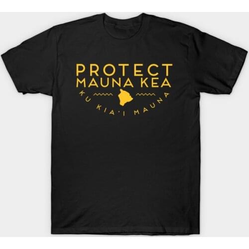 Protect Mauna Kea T-Shirt. Summer Cotton O-Neck Short Sleeve Mens T Shirt New S-3XL