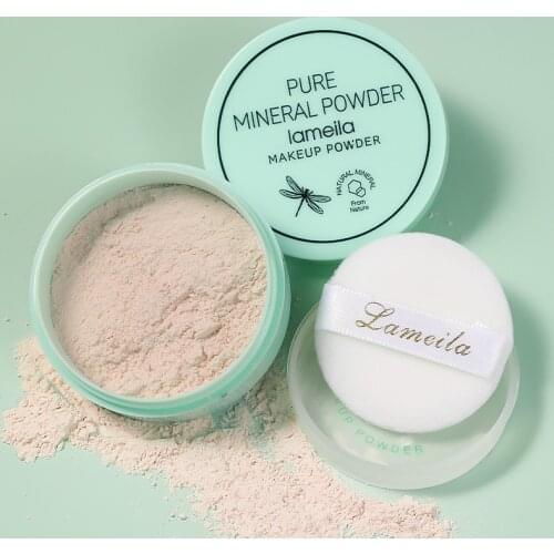 1Pcs Makeup Powder Mineral Loose Powder Waterproof Oil Control Setting Powder Makeup Concealer Matte Face Powder Maquiagem TSLM1