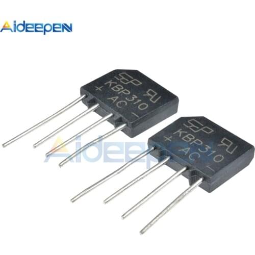 10 pcs 3A 1000V DIP-4 Diode Bridge Rectifier KBP310