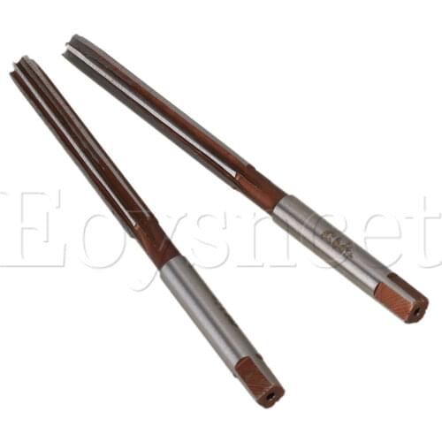 2 x High Speed 6mm Cutting Dia Straight Shank HSS Hand Reamer Milling Cutter