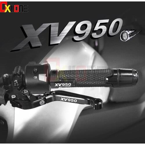Motorcycle Aluminum Brake Clutch Levers Handlebar Hand Grips Ends For Yamaha XV950 XV 950 RACER 2016 2017 2018 Accessories