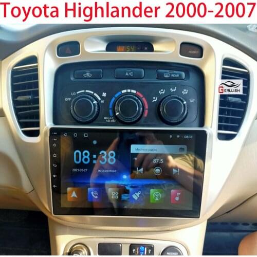 For Toyota Highlander 2000 2001 2002 2003 2004 2005 2006 2007 Android Radio Auto Autoradio Car Play Carplay Coche Sistema 1 Din