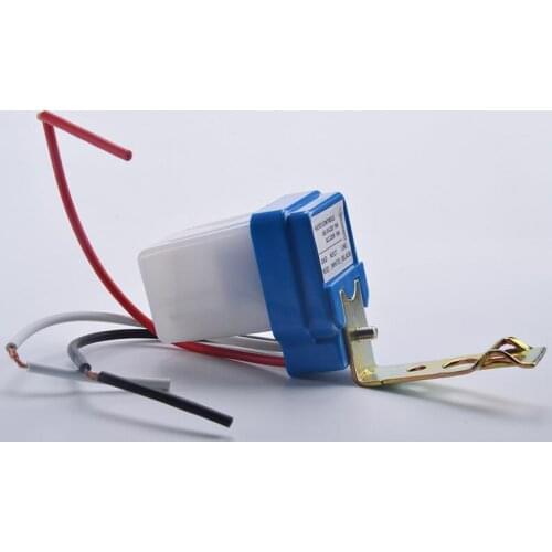 Automatic On Off Photo switch Auto Photocell street Light Switch DC AC 12V 24V 110V 220V 50-60Hz 10A Photo Control Sensor Switch