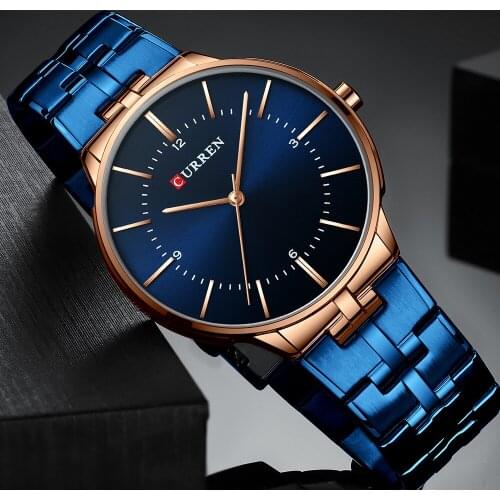 Luxury Brand CURREN 2019 New Mens Fashion Business Casual Stainless Steel Watches Best Gift for Men 8321 relogio masculino