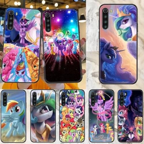 Cartoob Magic Ponys Phone case For Xiaomi Redmi Note 7 7A 8 8T 9 9A 9S 10 K30 Pro Ultra black silicone back tpu shell fashion