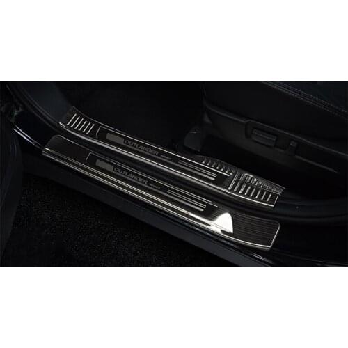 For Mitsubishi Outlander 2013-2017 stainless steel welcome pedal refires door sill strip parts Interior decoration Accessories