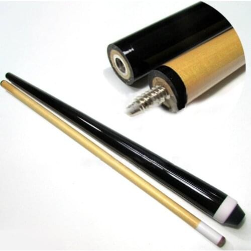 55KD 2 Pcs 60cm/23.62in Home Snooker Pool Cue Assemble 12mm/0.47in Tip Children Adult Billiards Exercising Entertaining Tools