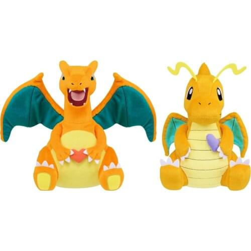TAKARA TOMY Pokemon Charizard Dragonite Action Figure Plush Toys