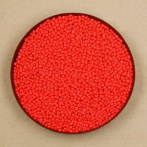 Factory Frice 80g/lot Neon Colour Red 3mm Glass Seed Loose Spacer Beads for Jewelry Making & DIY Craft