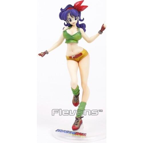 Gals Lunchi Blue Hair ver. PVC Figure Collectible Model Toy