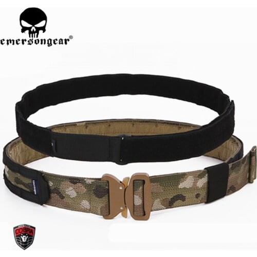 IPSC Cobra 1.75inch Tactical One-pcs Combat Belt Quick Release Buckle MOLLE Military Hunting Airsoft Emerson Belt Durable