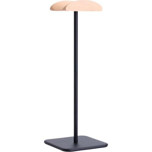 Earphone Hook Hanging Headset Storage Wooden Aluminum Headphones Stand for Desk Headset Holder Supporting Bar