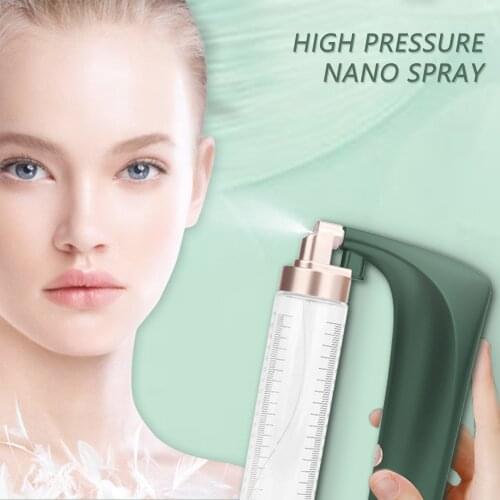 1600kp High Pressure Oxygen Injection Machine Portable Handheld Nano Mist Moisturizing Facial Sprayer Airbrush Facial Humidifier