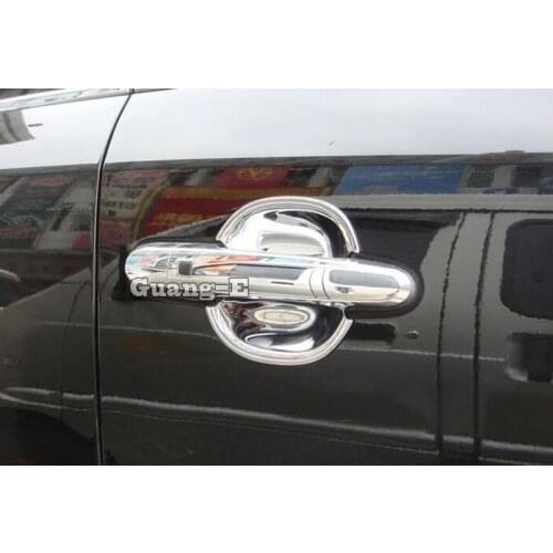 For Kia Sorento 2013 2014 Car Cover Styling Detector Frame Panel Lamp Trim ABS Chrome Door Handle Bowl Armrest Handrail