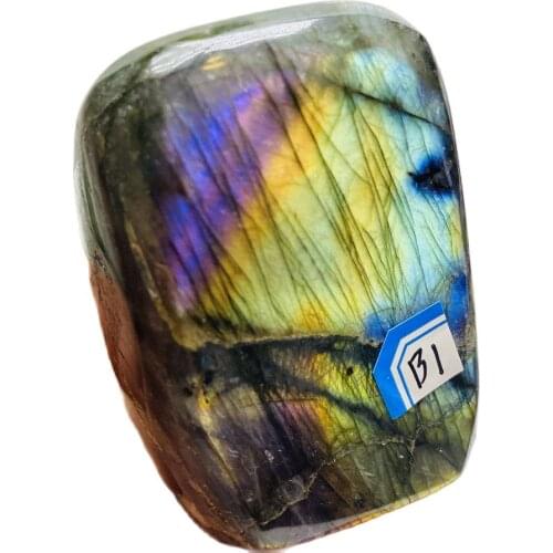 Natural Labradorite Crystal Mineral Specimen For Moonstone Raw Gemstone Ornament Polished Beautiful Home Decor