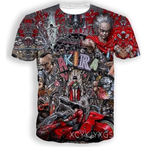 New Anime AKIRA 3D Print Causal Clothing Fashion Men Women Hip HopT-shirt Plus Size S-7XL harajuku graphic t shirts