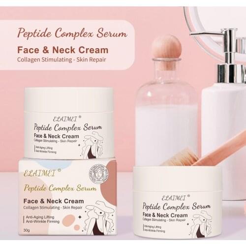 Polypepti Aloe Face Cream Whitening Moisturizer Anti-wrinkle Anti-Aging Clear Face Acne Cleans Pores Firm Fine Lines Facial Care