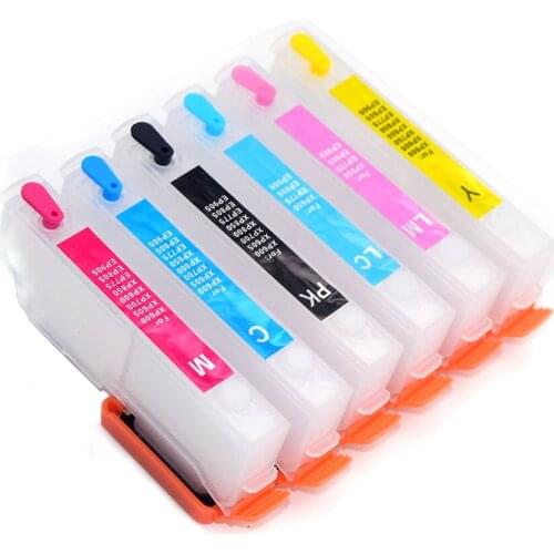 North America 277 277XL T2771-T2776 Refillable Ink Cartridge for Epson Expression Photo XP860 XP850 XP960 XP950 XP970 with ARC