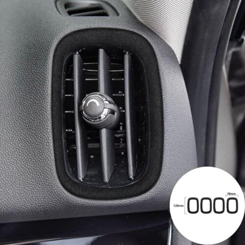 For BMW F54 F60 2018-2020 Alcantara Suede Wrap Car Air Conditioning Outlet Panel Trim Stickers Cover Mouldings Car-styling