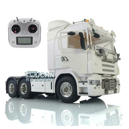 1/14 Hercules RC DIY Sca Tractor Truck 6*4 Model Light Sound Hook Radio ESC THZH0983-SMT4