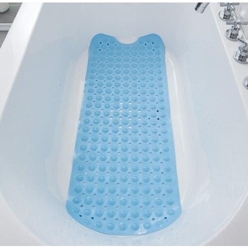 100*40CM Large Bath Mat Elastic PVC Mat Bathroom Shower Rugs Anti-slip Carpet Pvc Rugs