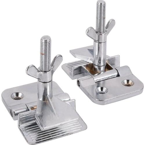2pcs Zinc Alloy Screen Printing Clamps Speedball Hinge Frame Butterfly Hinge Clamp For DIY Fixing Screens Hardware Clip Tools