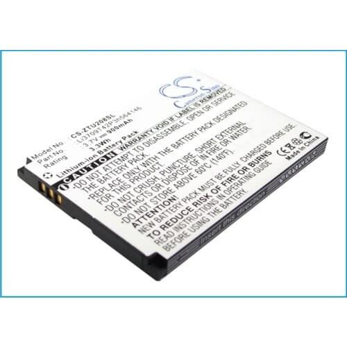 CS 900mAh battery for ZTE U208, U506, U507, U508 Li3709T42P3h564146