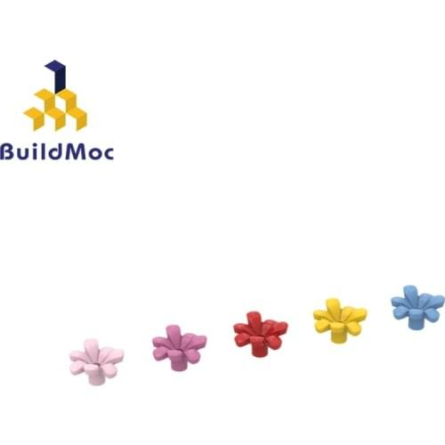 BuildMOC 32606 Flower (X) For Building Blocks Parts DIY Construction Creative gift Toys