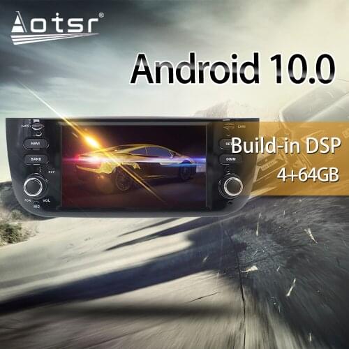 For Fiat Punto 2009-2015 Car Multimedia Radio Player Stereo screen Android 10 DSP 6.2 inch IPS screen Audio GPS Navi head unit