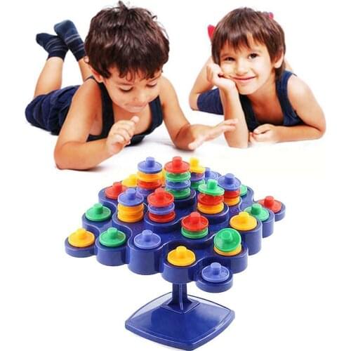 Topple Board Balancing Tree Stacking Parent-child Interactive Educational Toy Christmas And New Year Childrens Gifts