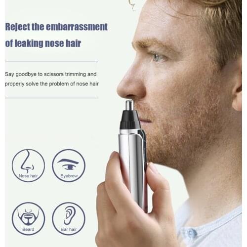 Electric Nose Hair Trimmer Implement Shaver Clipper Ear Neck Eyebrow Trimmer Shaver Man Woman Clean Trimer Razor Remover Kit