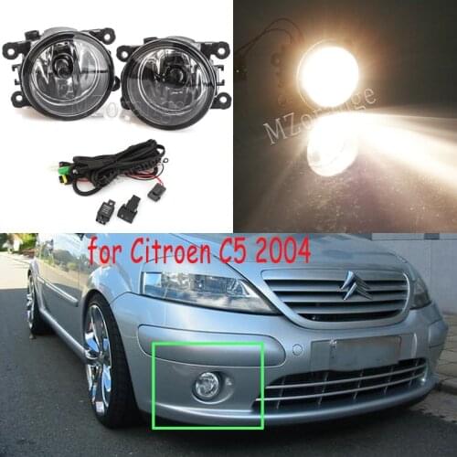 Halogen Fog Lights For Citroen C3 C4 C5 C6 C-Crosser Xsara Picasso 1999-2015 Fog Lamp Assembly Super Bright Fog Light 55W 2pcs