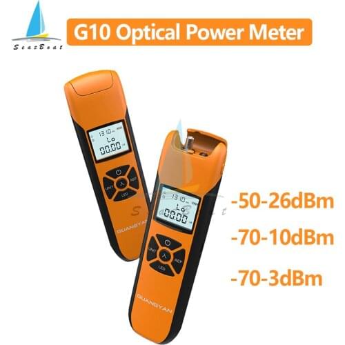 Optical Power Meter G10 New Mini High Precision USB Lithium Battery Direct Charge Fiber Optic Power Meter With Flash Light OPM