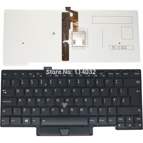 Backlit Keyboard 04Y0557 Replacement Keyboards for Lenovo Thinkpad Carbon X1 Gen 1 1st 2013 UK EU Keyboard 0C02206 FRU 04Y0815