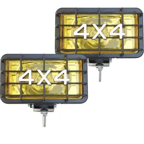 Halogen 4x4 Car light 12v 55W 24V 100W Offroad Auto headlight 4WD Fog light Roof Bumper Bull bar Mounts Spotlight for Truck ATV