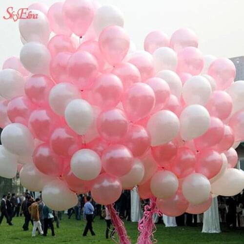 Latex Balloons 30/50/100pcs 10 Inch Balloons Hot Air Baloon Inflatable Ballon Happy Birthday Decorations Toys For Children 6Z