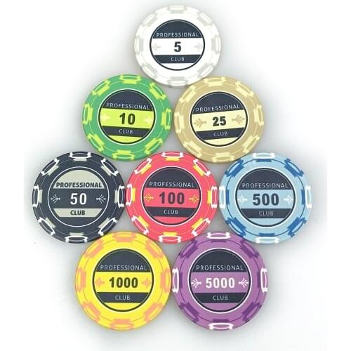 Any Design Can Do High Quality Professional Ceramic Chip of 10g Ceramic Poker Chips