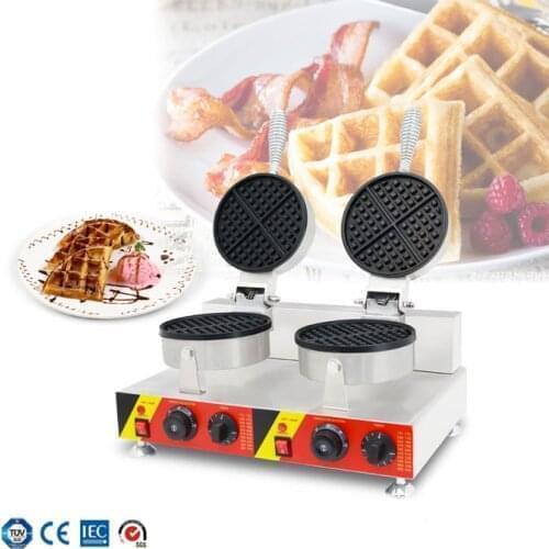 Double-head 110/220V Muffin Machine/Grill Cake Machine/Waffle Oven