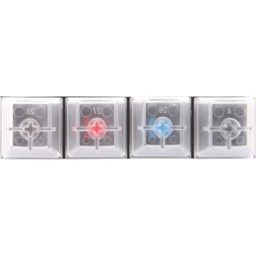 Mechanical Keyboards Switch 4 Translucent Clear Black/Blue/Red/Brown for cherry MX P9YE