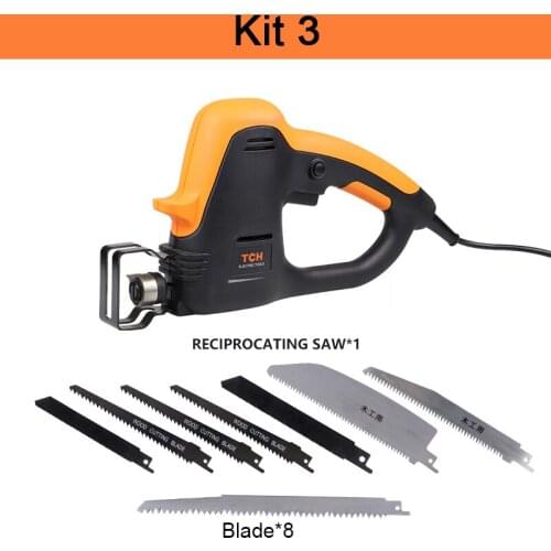 TCH 710W Jig Saw 220V Reciprocating Saw Electric AC Power Tools Hand Saber With Wood/Metal/Plastic Saw Blade Accessories