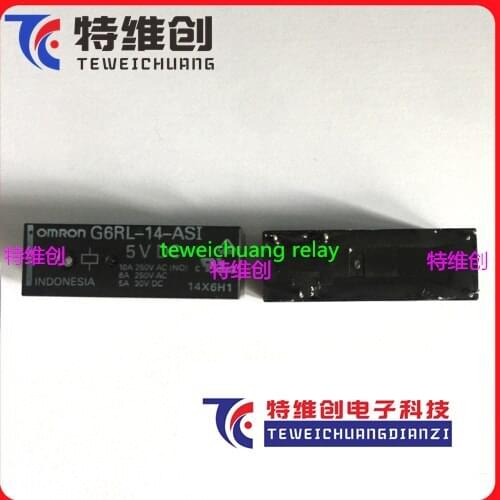 Relay G6RL-14-ASI-5VDC 8A 5A 5 feet One open and one closed DC5V