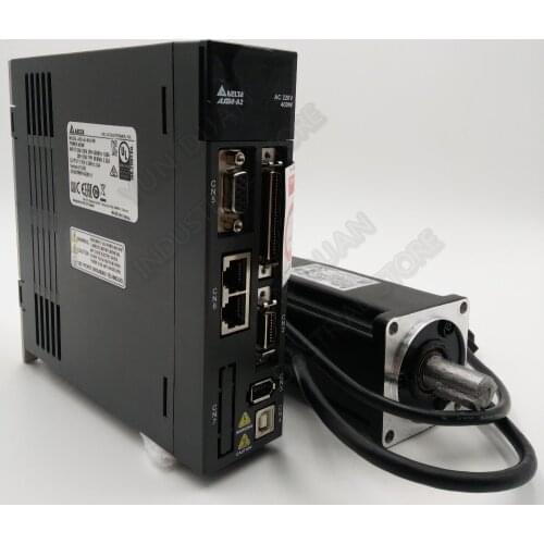 Delta A2 750W Canopen 220V 2.39Nm 3000rpm NEMA32 80MM ASD-A2-0721-M ECMA-C10807SS AC Servo Motor With Brake Drive Kits