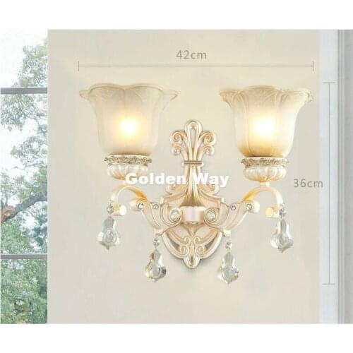 Modern European Beside Wall Sconce Decora Candle Wall Lamp Restaurant aisle Bedroom Lamps Indoor Modern Lights Home Decoration